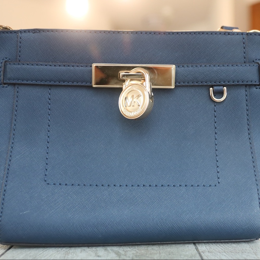 Navy Blue Michael Kors handbag